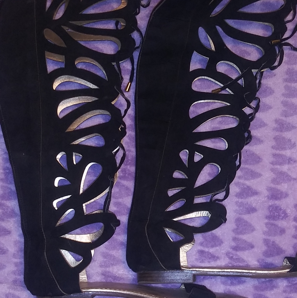 Knee High Gladiator Sandals